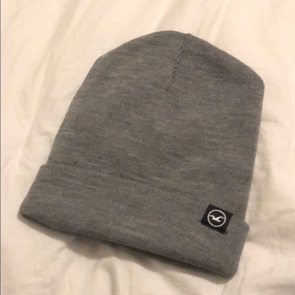 Gray Hollister Beanie
